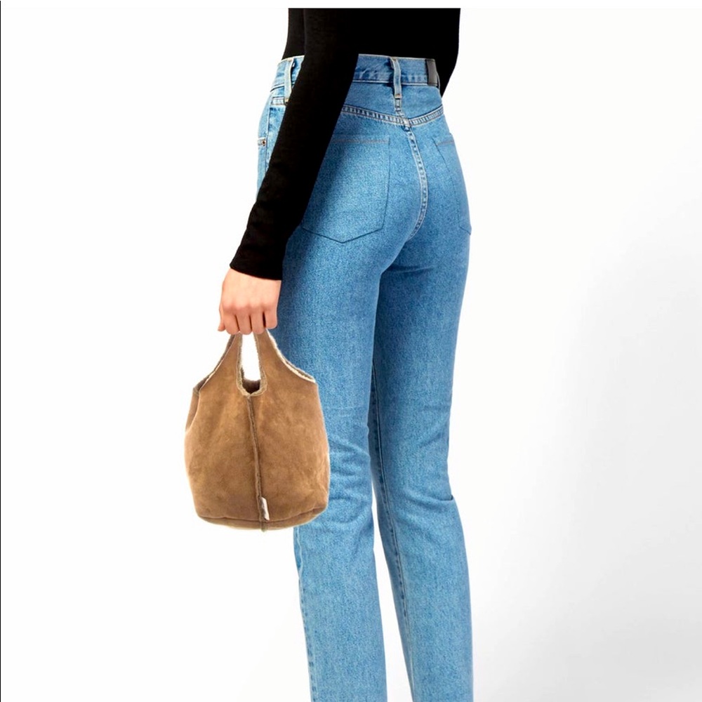 Miu Miu Shearling Handle Bag - image 1